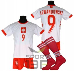 LEWANDOWSKI komplet strój piłkarski POLSKA - BG