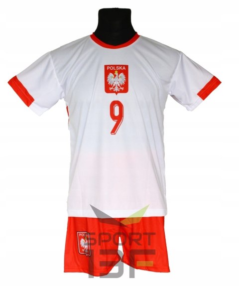 LEWANDOWSKI komplet strój piłkarski POLSKA - BG