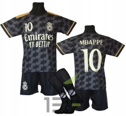 MBAPPE czarny komplet strój piłkarski + getry - BG