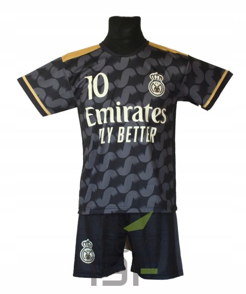 MBAPPE czarny komplet strój piłkarski + getry + dodatki - OO