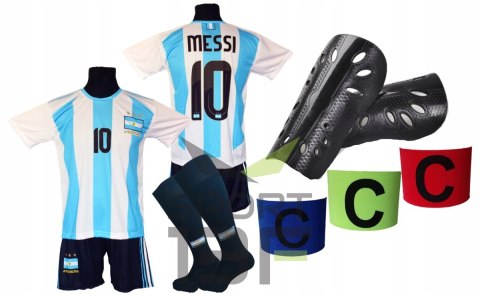 MESSI komplet sportowy strój piłkarski ARGENTYNA - OO
