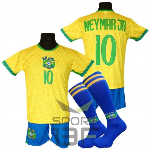 NEYMAR JR komplet sportowy strój piłkarski BRAZYLIA - BG