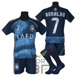 RONALDO komplet sportowy strój piłkarski AL NASSR granatowy - BG