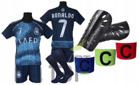 RONALDO komplet sportowy strój piłkarski AL NASSR granatowy - OO