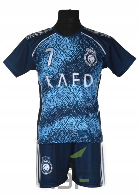 RONALDO komplet sportowy strój piłkarski AL NASSR granatowy r