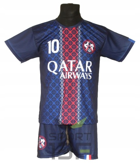 Strój piłkarski dla dzieci DEMBELE + getry + ochraniacze - rozmiar