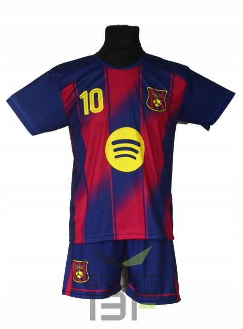 Strój piłkarski dla dzieci LAMINE YAMAL + getry + opaska - rozmiar