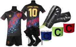 Strój piłkarski dla dzieci Lamine Yamal + getry - OO