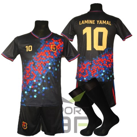 Strój piłkarski dla dzieci Lamine Yamal + getry + opaska