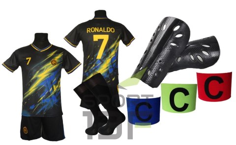 Strój piłkarski dla dzieci Ronaldo Al Nassr + getry - OO