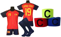 strój piłkarski dla dzieci Yamal hiszpania